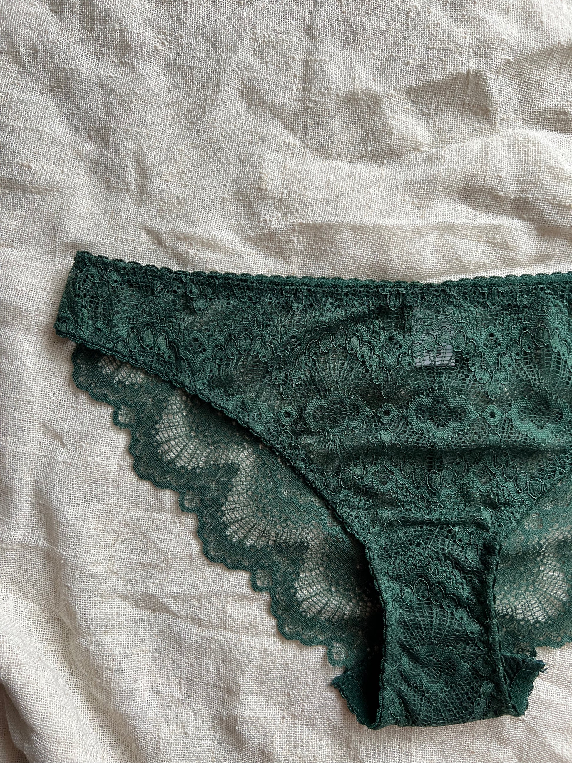 Sea Lemon green lace bikini lingerie set