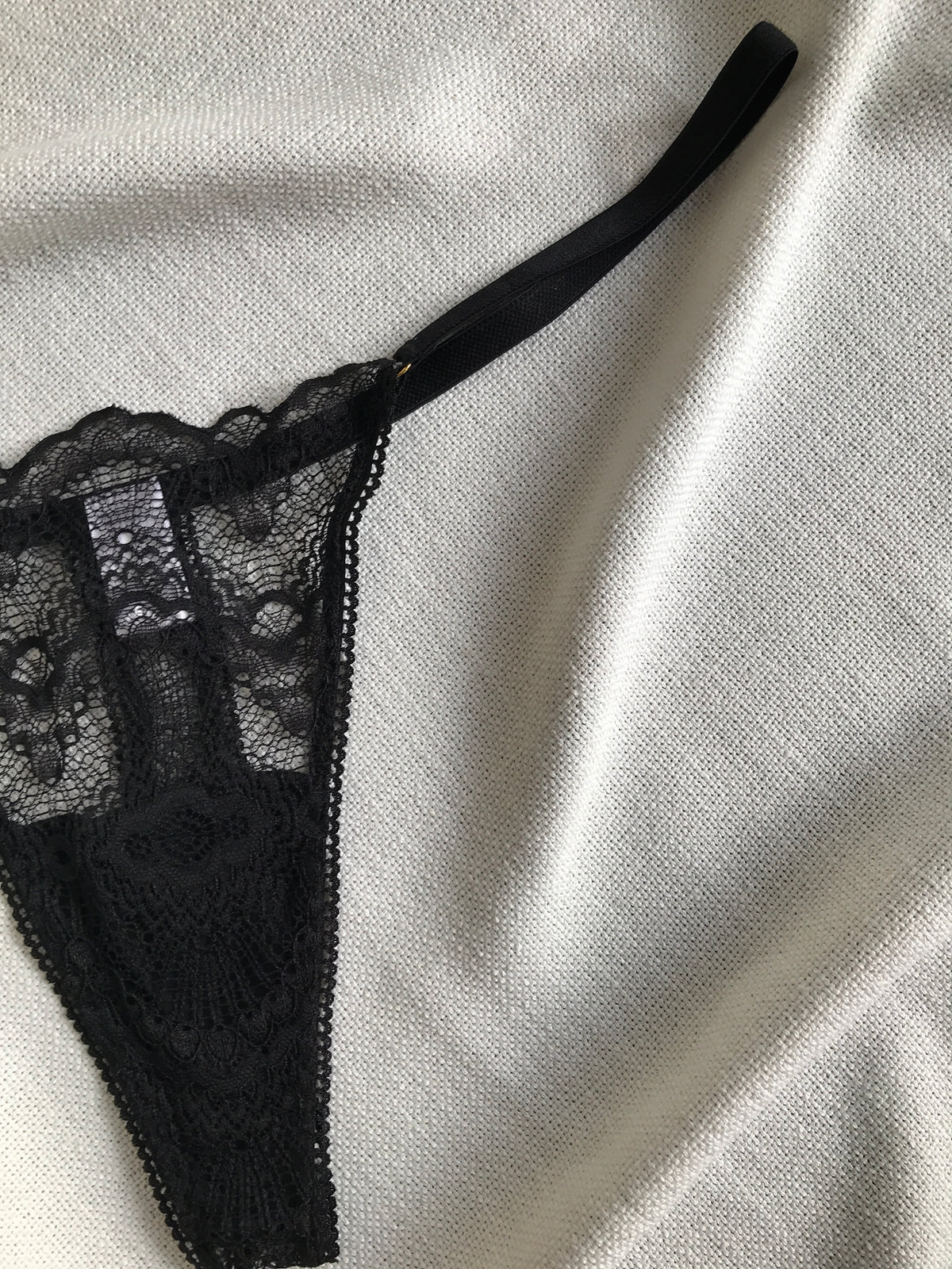 Poppy Lace G-String – Sea Lemon Intimate Apparel