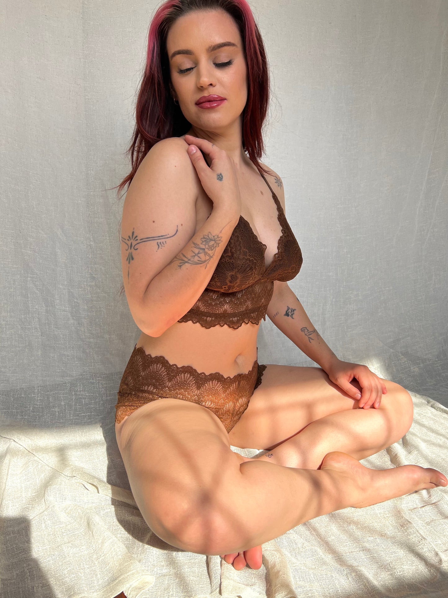 Mila Triangle Lace Bralette